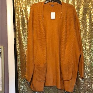 NWT mustard cardigan